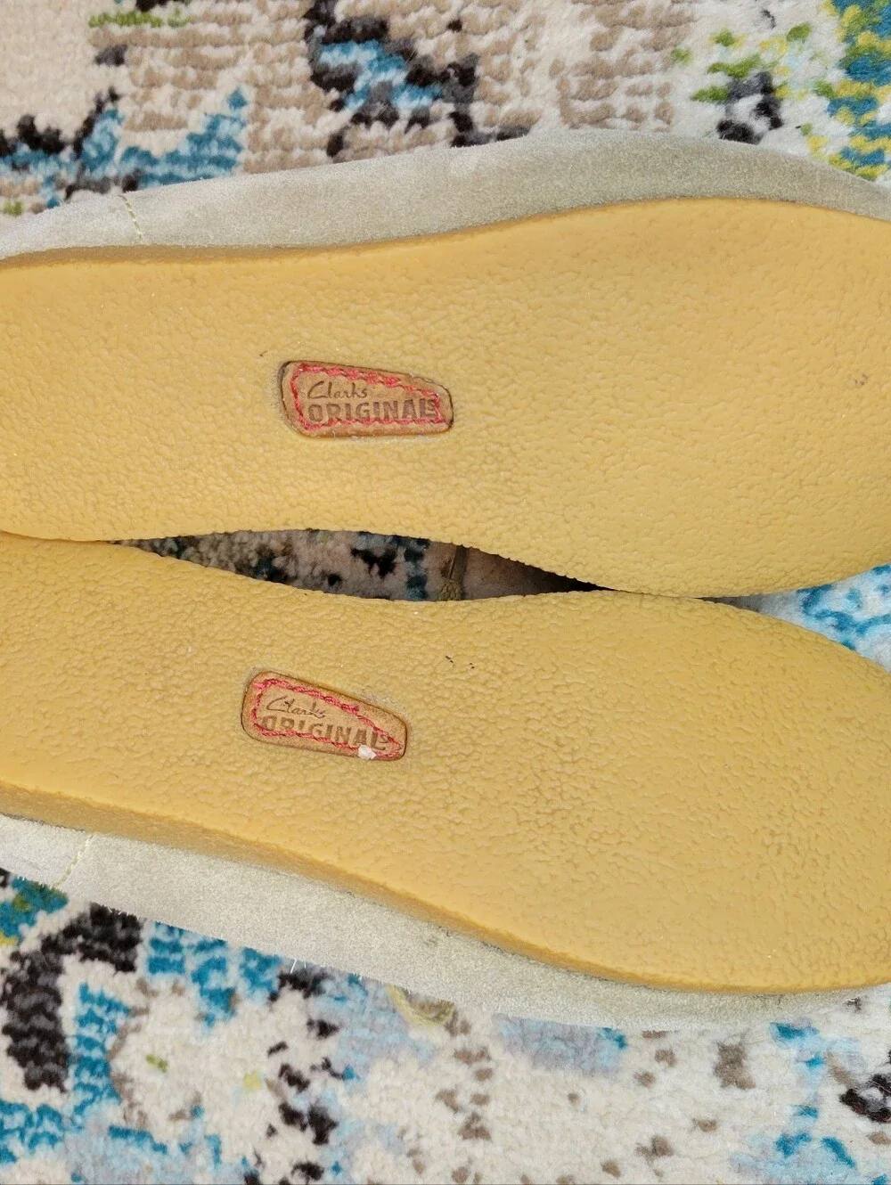 Clarks Wallabee Light Maple Suede Boots, Size Youth 2.5